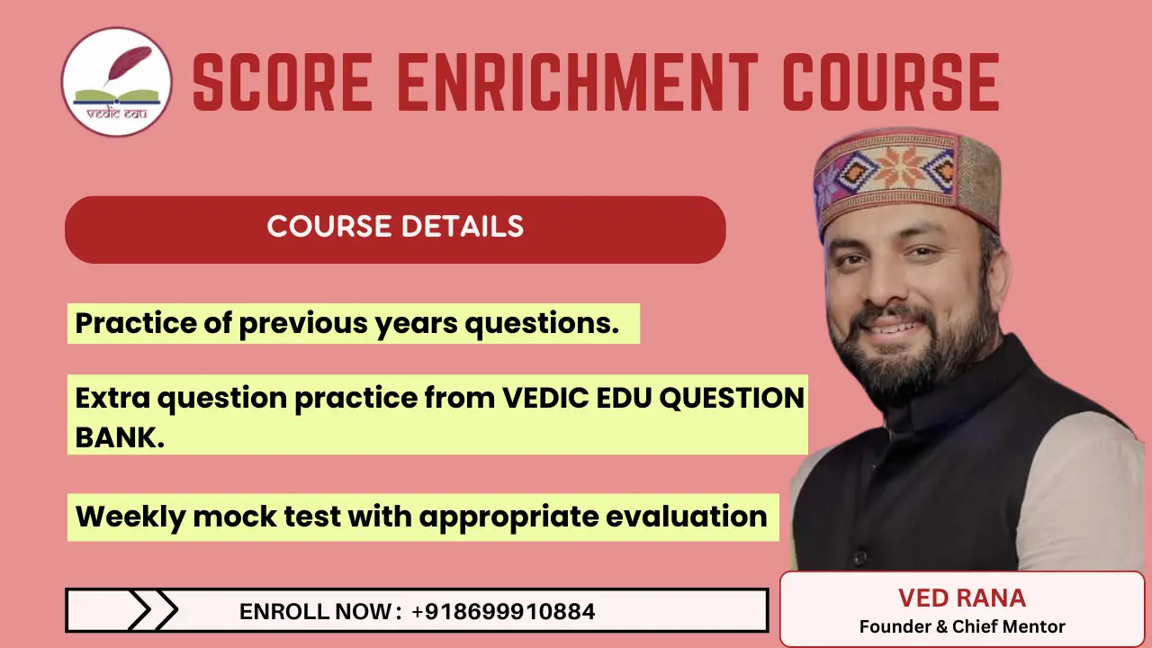 SCORE ENRICHMENT COURSE