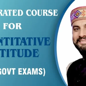 INTEGRATED COURSE FOR QUANTITATIVE APTITUDEX