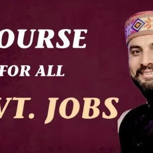 COURSE FOR ALL GOVT. JOBS